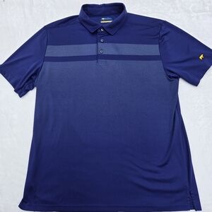 Jack Nicklaus Golden Bear Polo Men XLarge Short Sleeve Dark Blue Golf Shirt